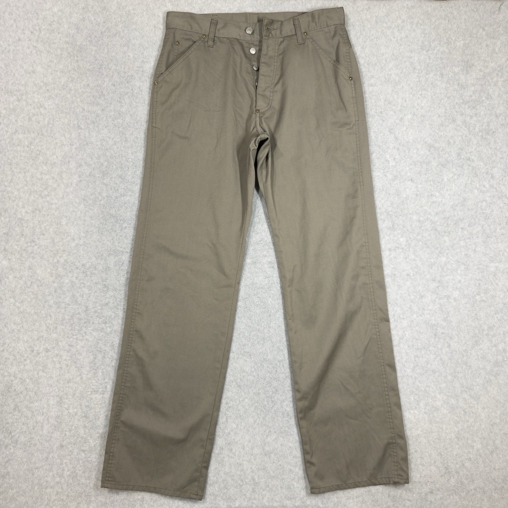 G-Star‎ RAW Jeans Men 33x34 Gray Straight New Union Work Pants Button Fly Skater
